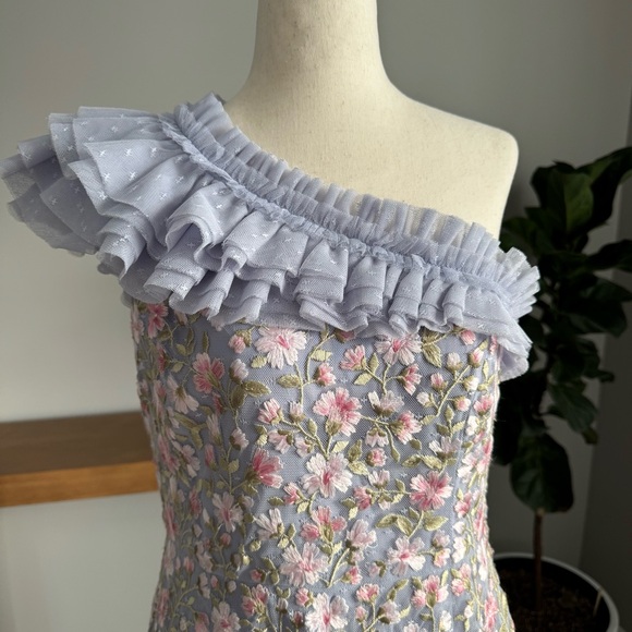 Posy Pirouette One-Shoulder Ankle Gown Needle & Thread - Picture 10 of 13